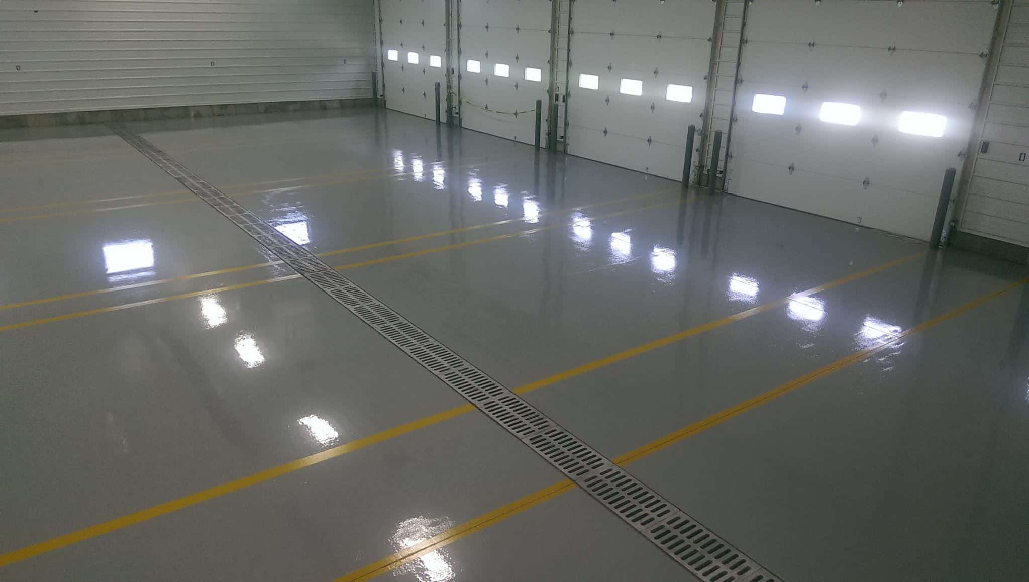 Industrial epoxy flooring in San Diego, California