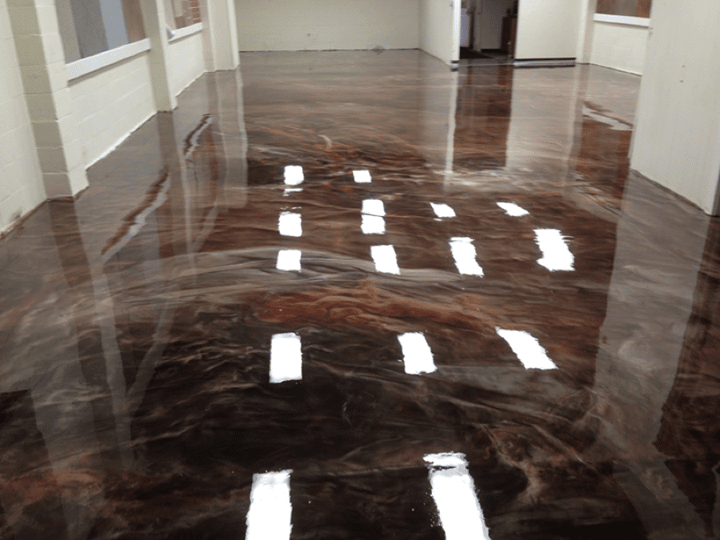 Gorgeous looking epoxy floor in San Diego, California